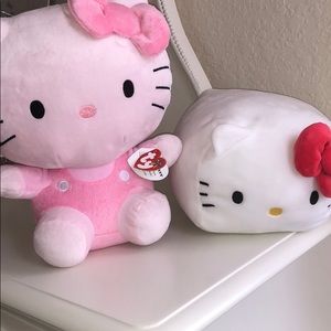 Two Hello Kitty Plush